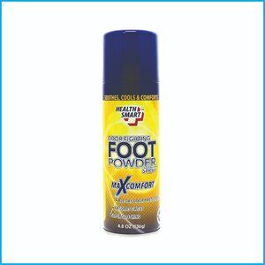 Health Smart Foot Powder Spray – Odor & Moisture Control MaxComfort 4.8 oz
